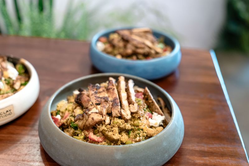 Grilled chicken protein power bowl